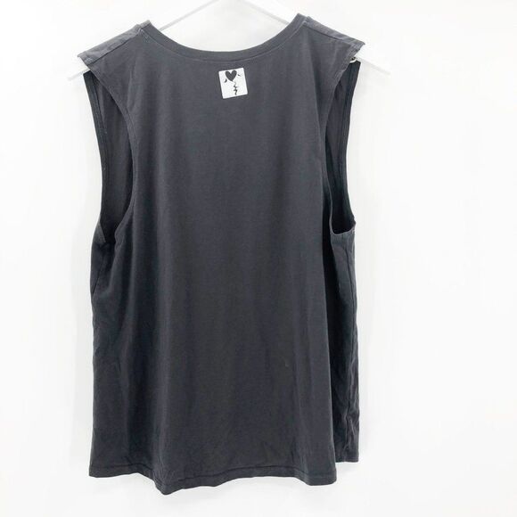 Love Legislation Women's Grey Graphic Muscle Tee Size XL - Picture 4 of 4